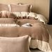Fleece-Lined Thickened Winter Warm Milk Velvet Four-Piece Set Cream Style Cherry Embroidery Simple Anti-Static Duvet Cover Bed She_maomaolike.com
