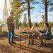 Folding Roll-up Camping Table With Metal Legs With Carrying Bag Non-slip Foot For Camping, Picnics, And Beach Trips_maomaolike.com
