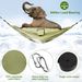 600lbs Load 2 Persons Hammock W/Mosquito Net Outdoor Hiking Camping Hommock Portable Nylon Swing Hanging Bed W/ Strap Hook Carry Bag_maomaolike.com