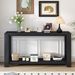 Distinctive Features Of A Minimalist Console Table With Bottom Shelf And Four Legs, Suitable For Entryway, Hallway, Living Room, Foyer, Corridor_maomaolike.com