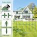 97 * 120cm Outdoor Climbing Plant Garden Fence, Green Horticultural Climbing Trellis, Flower Growth Support Frame_maomaolike.com