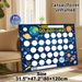 Space Themed Reward Chart Painting Poster, Vibrant Cartoon Space Scene Poster, Practical Tool To Track Progress And Achievements, Suitable For Home Or_maomaolike.com