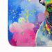 French Bulldog Hippie Dawg Memory Foam Kitchen Mat Machine Washable Anti-Fatigue Mat Cushion Comfort Bath Mat Or Kitchen Rug_maomaolike.com
