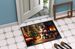 Old English Sheepdog And Santa Claus Doormat Front Door Mat Indoor Outdoor Rugs For Entryway, Non Slip Washable Low Pile, 24H X 36W_maomaolike.com
