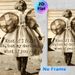 Inspirational Quote Fairy Girl Painting Poster, Vintage Monochrome Poster, Motivational Message With Girl In Dress & Film-strip Wings, Uplifting Decor_maomaolike.com