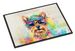 Yorkshire Terrier Hippie Dawg Doormat Front Door Mat Indoor Outdoor Rugs For Entryway, Non Slip Washable Low Pile, 24H X 36W_maomaolike.com