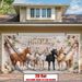 Horse Themed Birthday Party Banner - 2D Flat Polyester Backdrop, Wall Hanging Photo Props, Party Decor_maomaolike.com