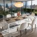 Rectangular Dining Table, 78 Inch Long Kitchen Table For 6-8 People_maomaolike.com