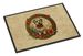 Glen Of Imaal Terrier Christmas Flowers Doormat Front Door Mat Indoor Outdoor Rugs For Entryway, Non Slip Washable Low Pile, 24H X 36W_maomaolike.com