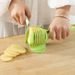 Multi-Fruit Slicer With Handle - Plastic Tomato Potato & Lemon Cutter (3-in-1 Kitchen Tool For Fast Slicing Dishwasher_maomaolike.com