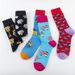 Colorful Trendy Socks Rubik's Cube Socks Casual Cotton Socks Street Trend Mid Calf Socks _maomaolike.com