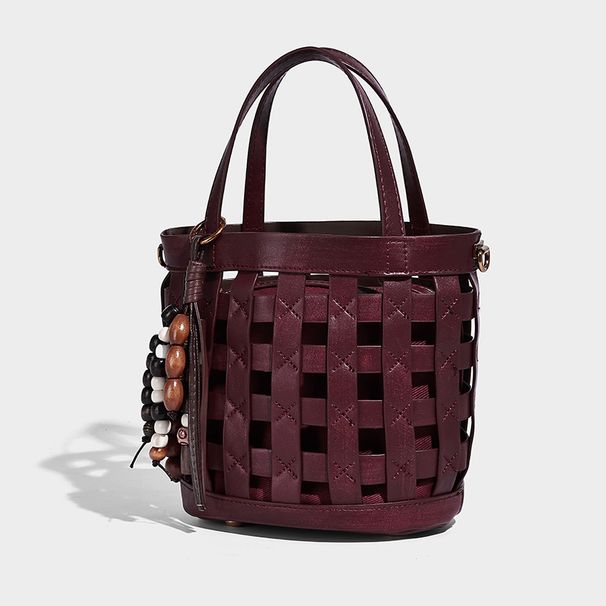 Hollow Woven Basket 2026 New Niche Design High-End Handbag Versatile Shoulder Crossbody Bag_maomaolike.com