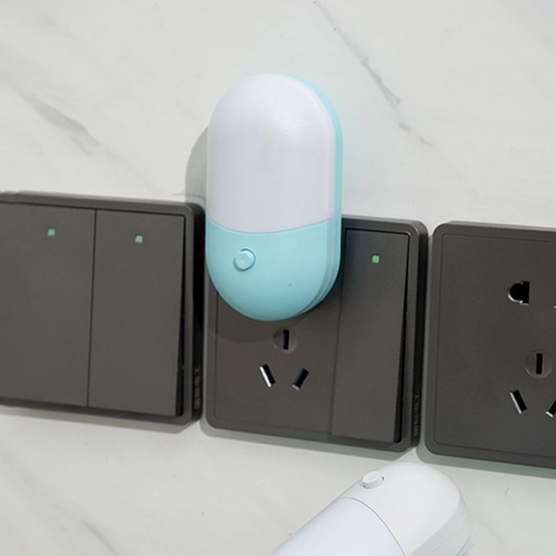 Mini Switch Plug-In Led Eye Protection Night Light Lamp Use For Bedside Baby Feeding Living Room_maomaolike.com