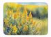 Nebraska Goldenrod In Watercolor Memory Foam Kitchen Mat Machine Washable Anti-Fatigue Mat Cushion Comfort Bath Mat Or Kitchen Rug_maomaolike.com
