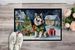 Alaskan Malamute Cozy Christmas Doormat Front Door Mat Indoor Outdoor Rugs For Entryway, Non Slip Washable Low Pile, 24H X 36W_maomaolike.com