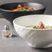 Minimalist High-End Ceramic Instant Noodle Soup Rice Salad Fruit Large Frosted Stone Pattern Bowl_maomaolike.com