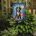 Bernedoodle Happy Birthday Garden Flag Mailbox Flag Decorative Yard Flag Banner Outside Patio Artwork Yard Flower Beds, Garden Size, Multicolor_maomaolike.com