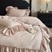 Wholesale French Retro Pure Jacquard With Ruffled Edges, 100-Count Long-Staple Cotton, Brushed Cotton Four-Piece Set_maomaolike.com