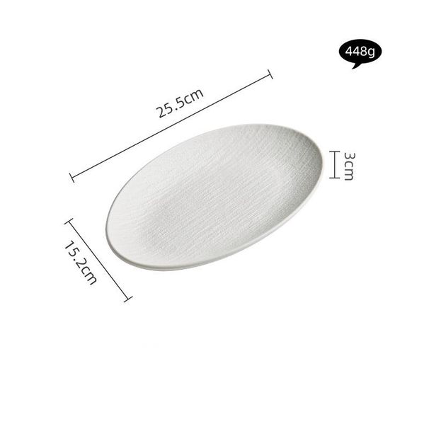 Deep Household Steamed Fish Large Bowl Light Luxury New Model Celebrity High-end Tableware Heat-resistant_maomaolike.com