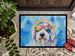 Old English Sheepdog Hippie Dawg Doormat Front Door Mat Indoor Outdoor Rugs For Entryway, Non Slip Washable Low Pile, 24H X 36W_maomaolike.com