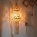 Cross-Border Bohemian Lighting Cotton Rope Hand-Woven Lampshade Home Guesthouse Hotel Personalized Creative Pendant Light Decorati_maomaolike.com