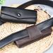Unisex PU leather reading glasses storage box for the elderly can wear a belt_maomaolike.com