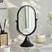 Desktop Oval Small Mirror, High‑appearance Dressing Table Mirror, Suitable For Dorms, Home, And Bedrooms As A Makeup Mirror._maomaolike.com