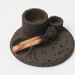Sage Incense Stick Peruvian Sacred Wood Tool Container Multifunctional Burning Tray Vintage Ceramic Plate Candle Holder_maomaolike.com
