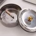 Round Stainless Steel Windproof Ashtray With Rotating Lid Home Indoor Desktop Smoking Accessory
_maomaolike.com
