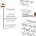 Netilat Yadayim Blessing Painting Poster, Minimalist Typographic Text Poster, Traditional Dual-language Blessing Text, Suitable For Home And Prayer_maomaolike.com