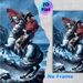 Napoleon Crossing The Alps Painting Poster, Dramatic Realistic Historical Scene Poster, Elegant Vintage Wall Decor Suitable For Home, Study And Office_maomaolike.com