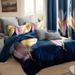9 Piece In A Bag Thick Touch Bed Cover Curtain Set, Upgraded Luxury Bedspread Set, Bamboo Microfiber All Season Bedding-Set For Home, RV Beding, Boys And Girls Gifts With Gift Bag_maomaolike.com