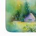 Idaho Syringa In Watercolor Memory Foam Kitchen Mat Machine Washable Anti-Fatigue Mat Cushion Comfort Bath Mat Or Kitchen Rug_maomaolike.com