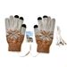 Heating Gloves Electric heating gloves 5-finger knitted jacquard touch screen thickened with fleece USB warm gloves for outdoor warmth_maomaolike.com