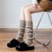 Wool knitted socks JK leg socks pile socks calf socks women's autumn and winter thick warm mid-tube socks_maomaolike.com