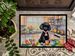 Decorating Easter Black Poodle Doormat Front Door Mat Indoor Outdoor Rugs For Entryway, Non Slip Washable Low Pile, 24H X 36W_maomaolike.com