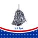 24 Pcs Cheerleading Pom Poms With Handle For Team Spirit Sports Games Dance Outfit (silver)31.5cm_maomaolike.com