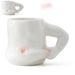 Ins Style Milk Cup, Ceramic Water Cup, Muscle Men's Pinching Belly Coffee Cup_maomaolike.com