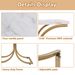 Console Table Narrow Sofa Table With Stable Metal Legs Entrance Table Home Decor Behind The Couch Table Modern Foyer Table For Living Room, Entryway, Hallway, Gold_maomaolike.com