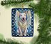 Bull Terrier My Angel Porcelain Ornament Christmas Tree Hanging Decorations For Home Christmas Holiday, Rectangle, Gift, Multicolor_maomaolike.com