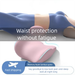 【Xiaobian Recommendation】Bed Sleeping Pillow Ergonomic Support Lumbar Spine Flat Lying Artifact Waist Cushion Sleep_maomaolike.com