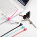 Creative Cartoon Silicone Elephant Cable Tie Snack Sealing Clip Silicone Earphone Storage Rope_maomaolike.com