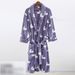 Fleece Cartoon Bunny Jacquard Towel Bath Towel Shower Cap Bathrobe Ladies Household Six Piece Set_maomaolike.com