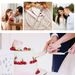 4pcs/5pcs Ceramic Pearl Wedding Cake Knife And Server Set With Forks, Cake Cutting Set,Dinnerware Set Tableware Set Flatware Set_maomaolike.com