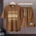 Men's Clothing 2024 Waffle Casual Summer Suit Men's Loose Teen Short sleeved T shirt Shorts Handsome Two piece Suit_maomaolike.com