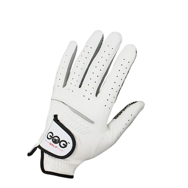 Golf gloves for men single left and right hand leather non-slip wear breathable_maomaolike.com