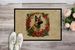 Belgian Malinois Christmas Flowers Doormat Front Door Mat Indoor Outdoor Rugs For Entryway, Non Slip Washable Low Pile, 24H X 36W_maomaolike.com