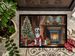 Chinese Crested Cozy Christmas Doormat Front Door Mat Indoor Outdoor Rugs For Entryway, Non Slip Washable Low Pile, 24H X 36W_maomaolike.com