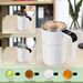 1pc automatic stirring cup, portable 304 stainless steel coffee cup with temperature display, USB charging, suitable for home and office use_maomaolike.com