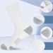 Unisex Socks Men's solid color match color sports socks Plus size basketball socks cotton breathable black black grey_maomaolike.com